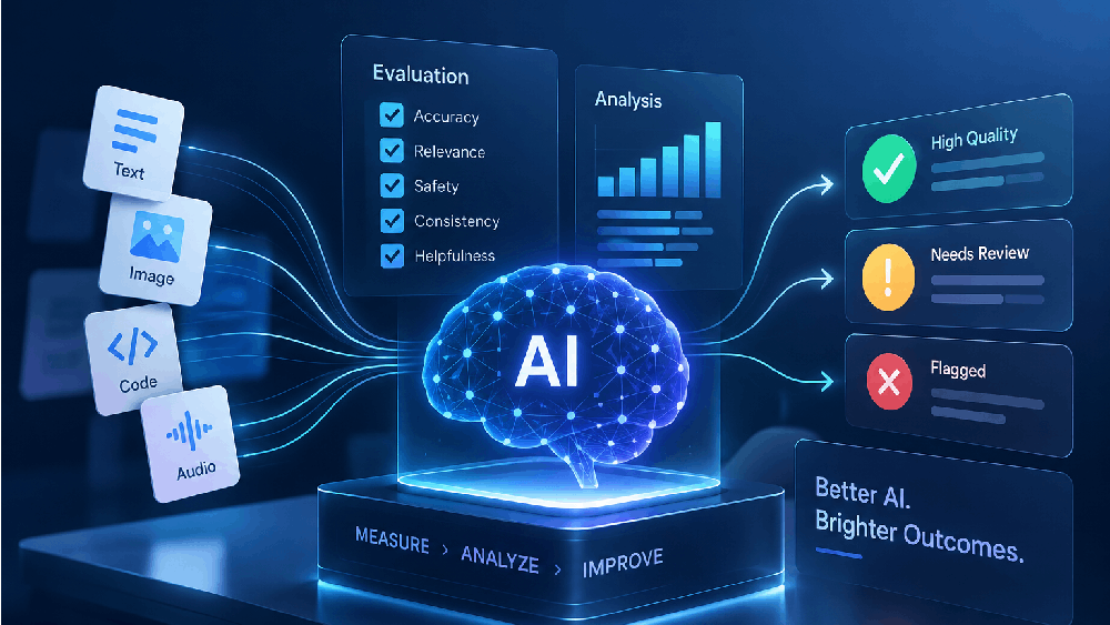 AI test automation workspace