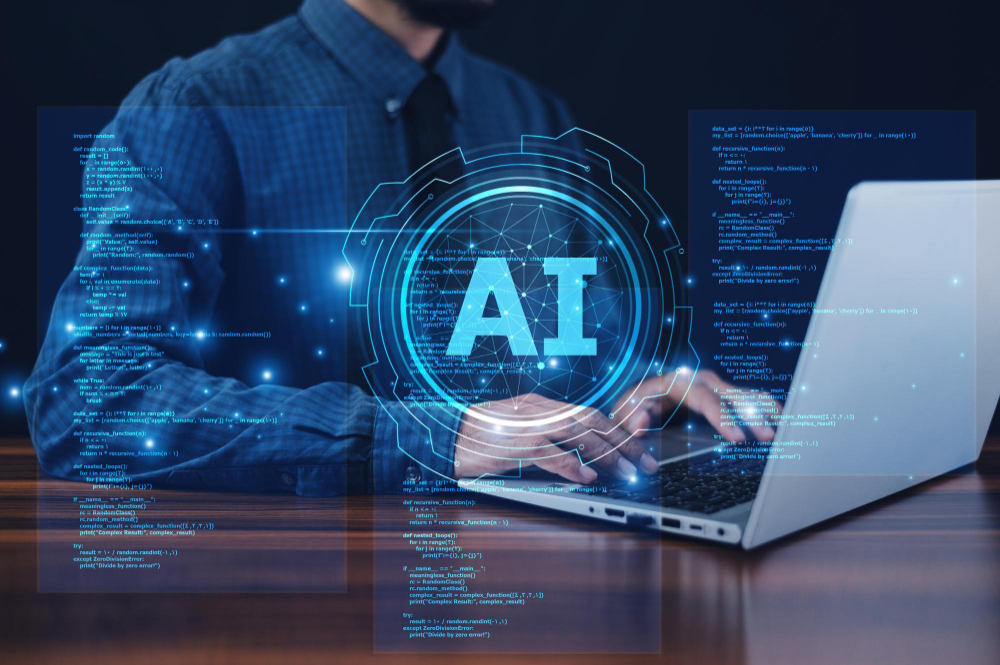 Data and AI technology visual